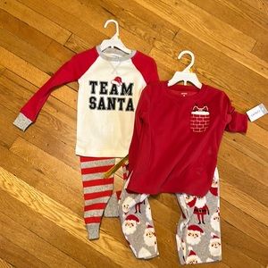 NWT Carters Christmas Jammie’s bundle - 3T
